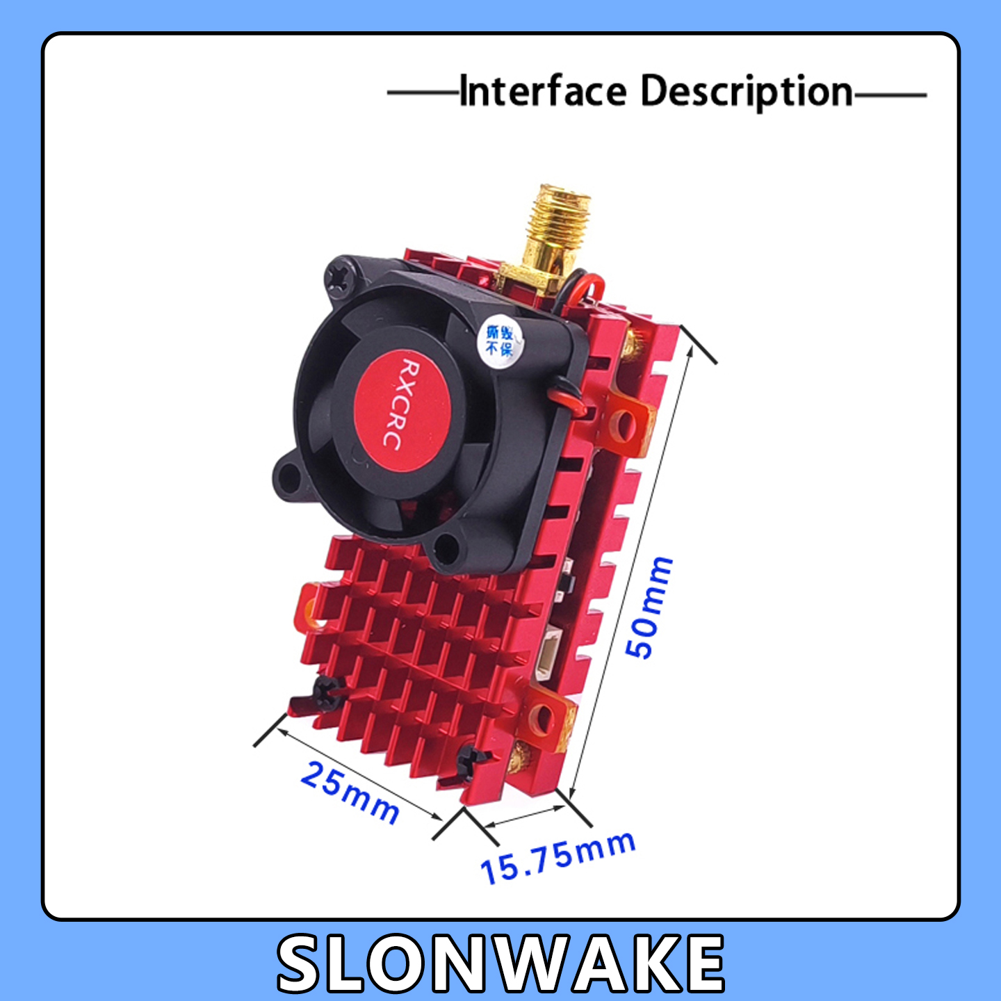SLONWAKE 5.8G 2W VTX FPV 1800T - Drone Cinematic 评论和价格