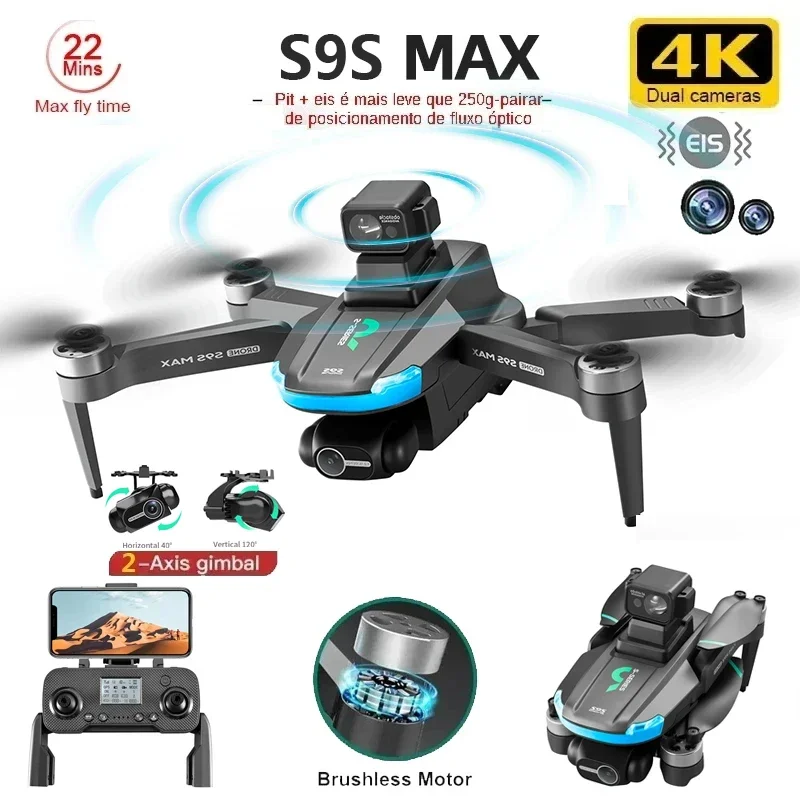 NEW S9S MAX MINI Drone 4K 2-Ax - Drone Mapping 评论和价格