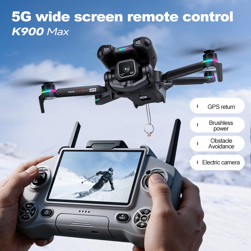 New K900 MAX GPS Drone with 4K - Drone Surveying 评论和价格