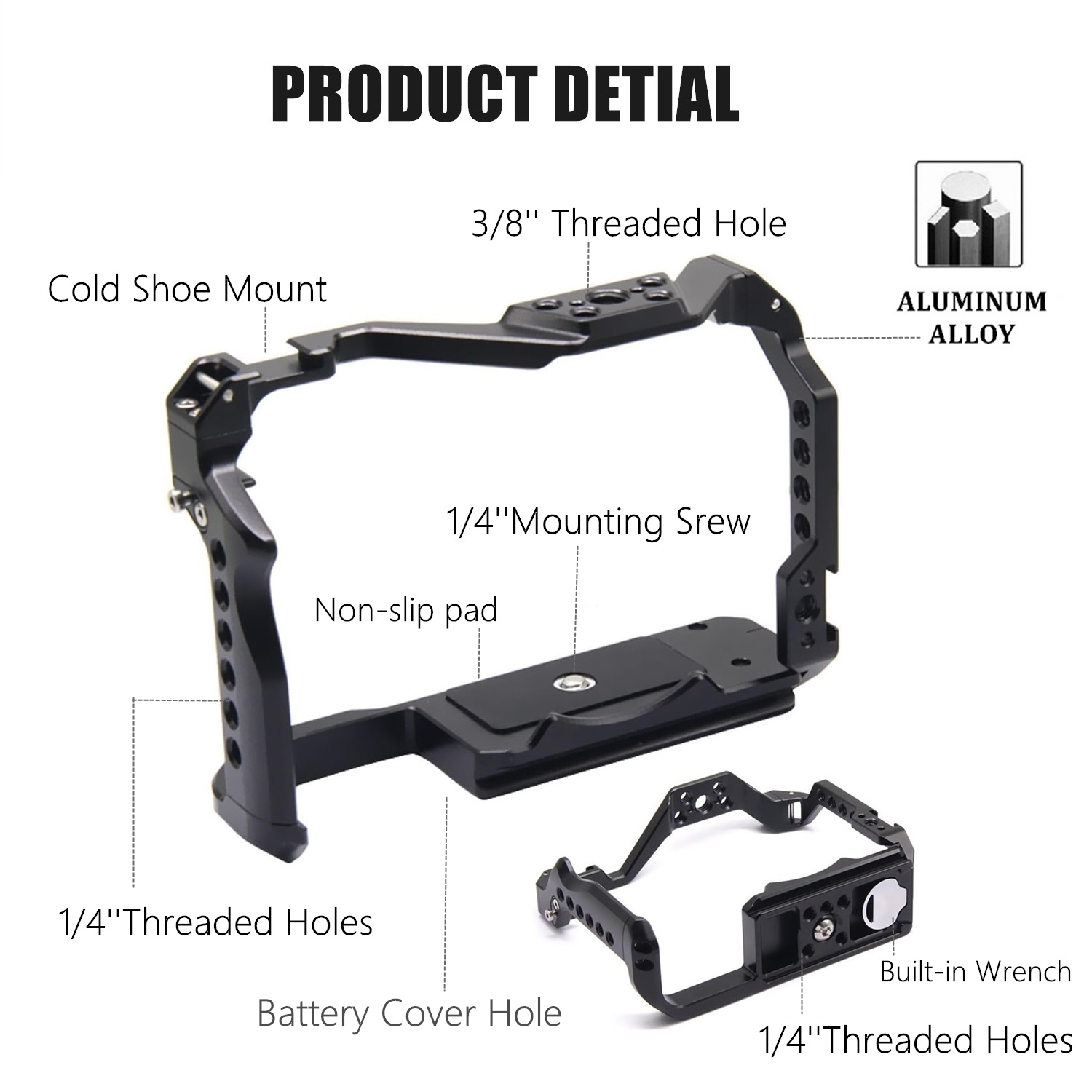 Protective Frame Camera Cage f - Canon Camera Eos R8 评论和价格