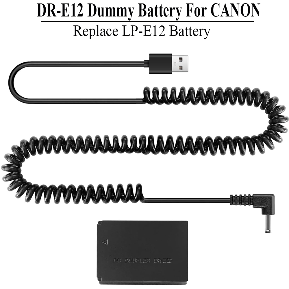 ACK-E12 USB Power Cord LP-E12  - Canon Camera Eos M50 Mark Ii 评论和价格